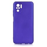 Coverzone Premier Xiaomi Redmi Note 10 İle Uyumlu Kılıf Premier Silikon Arka Kapak Saks Mavi
