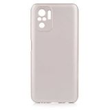 Coverzone Premier Xiaomi Redmi Note 10S İle Uyumlu Kılıf Premier Silikon Arka Kapak Gold