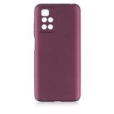 Coverzone Premier Xiaomi Redmi Note 11 4G İle Uyumluc Kılıf Premier Silikon Kapak Mürdüm