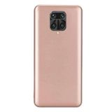Coverzone Premier Xiaomi Redmi Note 9S İle Uyumlu Kılıf Premier Silikon Arka Kapak Kılıf Rosegold