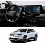 CoverZone Premium Nano Gösterge ve Multimedya Ekran Koruyucu Seti, Citroen C4X ile Uyumlu, Hd Şeffaf, Çizilme ve Parmak Izi Önleyici Koruma Filmi Oto Aksesuar Ekran Koruma Filmi Guardian