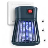 Coverzone Priz Tipi Elektrikli Sinek Öldürücü Lamba, 1W Güç, AC 100-240V Giriş, 600-800V Çıkış Voltajı, İç Mekan Kullanımı İçin Elektrikli Böcek Kontrol Lambası | LTX-01 (Haki Yeşil)