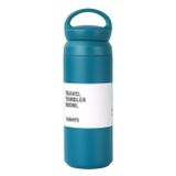 Coverzone Profesyonel Kahve Termosu Paslanmaz Çelik 500ml Termos Suluk Gezi Piknik için Modern Tasarım Ev İş Okul Spor Kullanımına Uygun Su Çay Kahve Çok Amaçlı Kullanım Travel 500 (Lacivert)