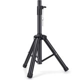 CoverZone Profesyonel Taşınabilir Hoparlör Stant Ayarlanabilir Uzatma 76cm ila 111cm PA Kısa Tripod Standı Mini Hoparlör Standı Uyumlu Ekleme Emniyet Pimi Hoparlör Ayak J-01