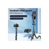 Coverzone Profesyonel Uzatılabilir Ahtapot Tripod Selfie Çubuğu Kablosuz Kumandalı 360° Bilyalı | C03
