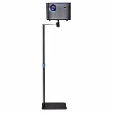 Coverzone Projektör Standı 63-120 cm Ayarlanabilir Yükseklikli Zemin Tipi Projektör Tripodu 360 Derece Dönebilen Mini Projektör Kamera Telefon Tutucu Uyumlu Metal Masaüstü | Jorrezi JR-TY02 Siyah