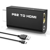 Coverzone PS2 HDMI Dönüştürücü Adaptör – PlayStation 2 ile Uyumlu HDMI Video & Ses Çevirici, 480i 480p 576i Destekli, Tak Çalıştır, USB Güçlü, Kulaklık Çıkışlı | G300