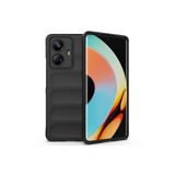 Coverzone Realme 10 Pro 5G İle Uyumlu Kılıf TPU Oyuklu Arka Yüzey Z-Etnik Esnek Silikon Kapak O-tto Prime Silikon Kılıf Siyah
