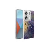 Coverzone Redmi Note 13 Pro 4G İle Uyumlu Figürlü Ponti Silikon Telefon Kılıfı Gökküşağı Kurdele