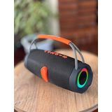 Coverzone RGB Işıklı Kablosuz Speaker Bluetooth Hoparlör Taşıma İpli Type-C Şarj Girişli Kampta Tatilde Taşınabilir Hoparlör Ofis ve Ev için USB ve TF Kart Girişli Kablosuz Hoparlör Pro 3
