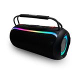 Coverzone RGB Işıklı Kablosuz Speaker Bluetooth Hoparlör Taşıma İpli Type-C Şarj Girişli Kampta Tatilde Taşınabilir Hoparlör Ofis ve Ev için USB ve TF Kart Girişli Kablosuz Hoparlör (Pro 8)
