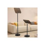 Coverzone S02 Katlanabilir Kitap Standı - 55Cm, Dayanıklı Metal & Ahşap, Laptop, Nota Sehpası, Sunum İçin