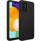 Coverzone Samsung Galaxy A04 ile uyumlu Kılıf Metal Çerçeve Tasarımlı Pastel Renkli Samsung Galaxy A04 ile uyumlu Sert Ebullience (Siyah)