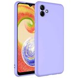 Coverzone Samsung Galaxy A04 İle Uyumlu Kılıf Z-Mara Lansman Vieri Tam Koruma Arka Kapak Kamera Koruma Çıkıntılı Pürüzsüz Yüzey Lila