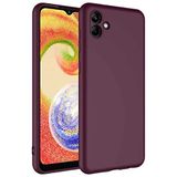 Coverzone Samsung Galaxy A04 İle Uyumlu Kılıf Z-Mara Lansman Vieri Tam Koruma Arka Kapak Kamera Koruma Çıkıntılı Pürüzsüz Yüzey Mor