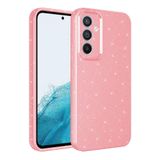 Coverzone Samsung Galaxy A05S ile uyumlu Z-Jelly Kılıf Kamera Korumalı Simli Işılıtılı Renkli Parlak Silikon Kapak-Açık pembe