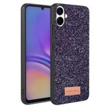 Coverzone Samsung Galaxy A07 4G ile Uyumlu Parlak Simli Telefon Bright Kılıfı Boncuk İşlemeli Şık Tasarım Darbe Emici Kenarlar Tam Koruma Sağlayan Kaymaz Kapak Galaxy A07 4G için Kılıf Derin MOR