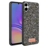 Coverzone Samsung Galaxy A07 4G ile Uyumlu Parlak Simli Telefon Bright Kılıfı Boncuk İşlemeli Şık Tasarım Darbe Emici Kenarlar Tam Koruma Sağlayan Kaymaz Kapak Galaxy A07 4G için Kılıf Gold
