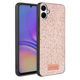 Coverzone Samsung Galaxy A07 4G ile Uyumlu Parlak Simli Telefon Bright Kılıfı Boncuk İşlemeli Şık Tasarım Darbe Emici Kenarlar Tam Koruma Sağlayan Kaymaz Kapak Galaxy A07 4G için Kılıf Pembe