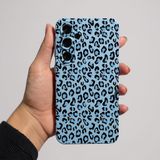 Coverzone Samsung Galaxy A14 İle Uyumlu Yüksek Kalite Özel Tasarım Kadife İç Yüzey Lansman Silikon Premium Telefon Kılıfı-SD02-Bebe Leopar