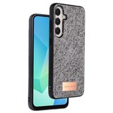 Coverzone Samsung Galaxy A16 5G ile Uyumlu Parlak Simli Telefon Bright Kılıfı Boncuk İşlemeli Şık Tasarım Darbe Emici Kenarlar Tam Koruma Sağlayan Kaymaz Kapak Galaxy A16 5G için Kılıf Gümüş