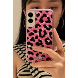 Coverzone Samsung Galaxy A16 ile Uyumlu Leopar Desenli Şeffaf Kılıf Parlak ve Şık Tasarım Darbe Emici Koruma 2mm Kamera Korumalı Arka Kapak No 3