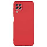Coverzone Samsung Galaxy A22 4G İle Uyumlu Kılıf Z-Mara Lansman Vieri Tam Koruma Arka Kapak Kamera Koruma Çıkıntılı Pürüzsüz Yüzey Kırmızı