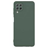 Coverzone Samsung Galaxy A22 4G İle Uyumlu Kılıf Z-Mara Lansman Vieri Tam Koruma Arka Kapak Kamera Koruma Çıkıntılı Pürüzsüz Yüzey Koyu Yeşil