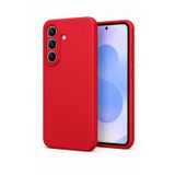 Coverzone Samsung Galaxy A36 İle Uyumlu Kılıf Z-Mara Lansman Vieri Tam Koruma Arka Kapak Kamera Koruma Çıkıntılı Pürüzsüz Yüzey KIRMIZI