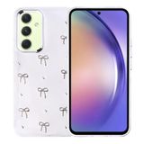 Coverzone Samsung Galaxy A54 ile uyumlu Kılıf Airbag Köşeli 2mm Kamera Çıkıntı Korumalı Simli Şeffaf Baskılı Z-Kutup Kapak Fiyonk