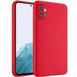 Coverzone Samsung Galaxy A71 İle Uyumlu Kılıf Z-Mara Lansman Vieri Tam Koruma Arka Kapak Kamera Koruma Çıkıntılı Pürüzsüz Yüzey Kırmızı