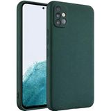 Coverzone Samsung Galaxy A71 İle Uyumlu Kılıf Z-Mara Lansman Vieri Tam Koruma Arka Kapak Kamera Koruma Çıkıntılı Pürüzsüz Yüzey Koyu Yeşil