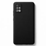 Coverzone Samsung Galaxy A71 İle Uyumlu Kılıf Z-Mara Lansman Vieri Tam Koruma Arka Kapak Kamera Koruma Çıkıntılı Pürüzsüz Yüzey Siyah