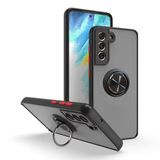 Coverzone Samsung Galaxy A72 ile uyumlu Kılıf Thunder Hux Yüzüklü Kapak Şık ve Dekoratif Model Stand Olabilen 360° Dönebilen Yüzük Aparatı ve Kamera Korumalı Yükseltilmiş Thunder Hux Kapak