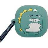 CoverZone Samsung Galaxy Buds 2 ile Uyumlu Karakter Görünümlü Cartoon Kılıf Green Monster