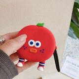 CoverZone Samsung Galaxy Buds 2 ile Uyumlu Karakter Görünümlü Cartoon Kılıf Tomato