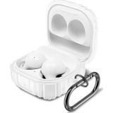 Coverzone Samsung Galaxy Buds 2 Pro Ile Uyumlu Kulaklık Kılıf Fundamental Sert Koruyucu Kılıf Beyaz