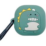 Coverzone Samsung Galaxy Buds 4 ile uyumlu/Buds 4 Pro için True Wireless Earbuds Sert Kulaklık Kılıfı Yumuşak Soft Dokunuş Karakter Görünümlü Cartoon Kılıf (Green Monster, Galaxy Buds 4 Pro)