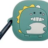 Coverzone Samsung Galaxy Buds Pro 2 Ile Uyumlu Karakter Görünümlü Cartoon Kılıf Green Monster