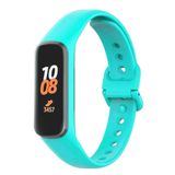 Coverzone Samsung Galaxy Fit2 İle Uyumlu Bileklik Kayışı Termoplastik Kordon CordFit Turkuaz