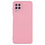 Coverzone Samsung Galaxy M32 İle Uyumlu Kılıf Z-Mara Lansman Vieri Tam Koruma Arka Kapak Kamera Koruma Çıkıntılı Pürüzsüz Yüzey Koyu Pembe