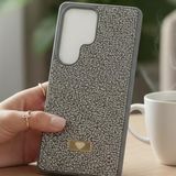 Coverzone Samsung Galaxy S20 FE ile Uyumlu Elmas Desen Taşlı Kılıf – 2 mm Kamera Çıkıntı Koruma, Işıltılı Lüks Şık Darbe Emici Kapak Naturel Titanyum