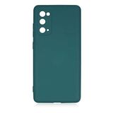 Coverzone Samsung Galaxy S20 FE İle Uyumlu Kılıf Z-Mara Lansman Vieri Tam Koruma Arka Kapak Kamera Koruma Çıkıntılı Pürüzsüz Yüzey Koyu Yeşil