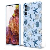 Coverzone Samsung Galaxy S20 Fe İle Uyumlu Yüksek Kalite Özel Tasarım Kadife İç Yüzey Lansman Silikon Premium Telefon Kılıfı-SD03-Bebek Deniz