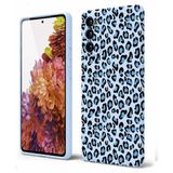 Coverzone Samsung Galaxy S20 Fe İle Uyumlu Yüksek Kalite Özel Tasarım Kadife İç Yüzey Lansman Silikon Premium Telefon Kılıfı-SD03-Bebek Leopar