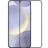 Coverzone Samsung -Galaxy S24 Ultra İle Uyumlu 6D Anti-Statik Özellikli Siyah Kenarlı Çizilmez Ekran Koruyucu Temperli Ekran Koruma