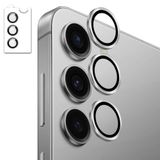Coverzone Samsung Galaxy S26 İle Uyumlu Yüksek Kalite Kolay Kurulum Aparatlı Safir Çizilmeye Ve Darbelere Dayanıklı Şık Kamera Lens Koruyucu Cam CS-1 Gümüş