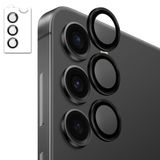 Coverzone Samsung Galaxy S26 İle Uyumlu Yüksek Kalite Kolay Kurulum Aparatlı Safir Çizilmeye Ve Darbelere Dayanıklı Şık Kamera Lens Koruyucu Cam CS-1 Siyah