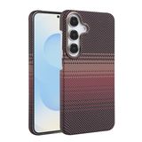 Coverzone Samsung Galaxy S26 Plus ile Uyumlu Manyetik Destekli MagSaUltra ile uyumlu Koruma Kılıfı Karbon Dokulu Kaymaz Tam Oturan Esnek Tasarım Glamour Telefon Kapağı Çöl Titanyum