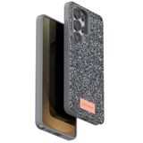 Coverzone Samsung Galaxy S26 Ultra ile Uyumlu Parlak Simli Telefon Bright Kılıfı Boncuk İşlemeli Şık Tasarım Darbe Emici Kenarlar Tam Koruma Sağlayan Kaymaz Kapak Galaxy S26 Ultra için Kılıf Gold